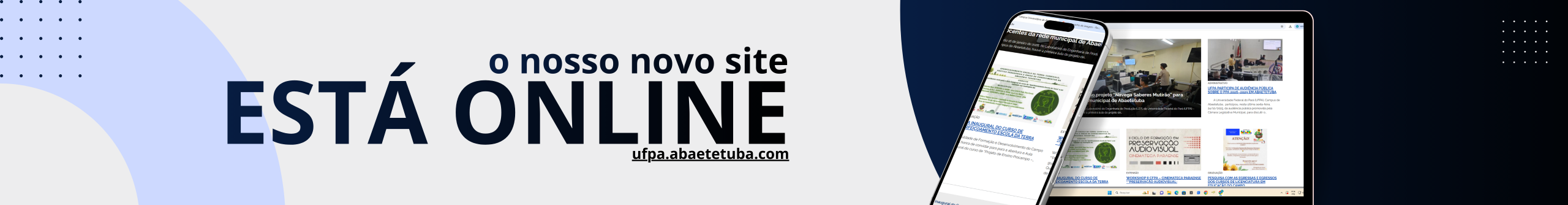 Novo site